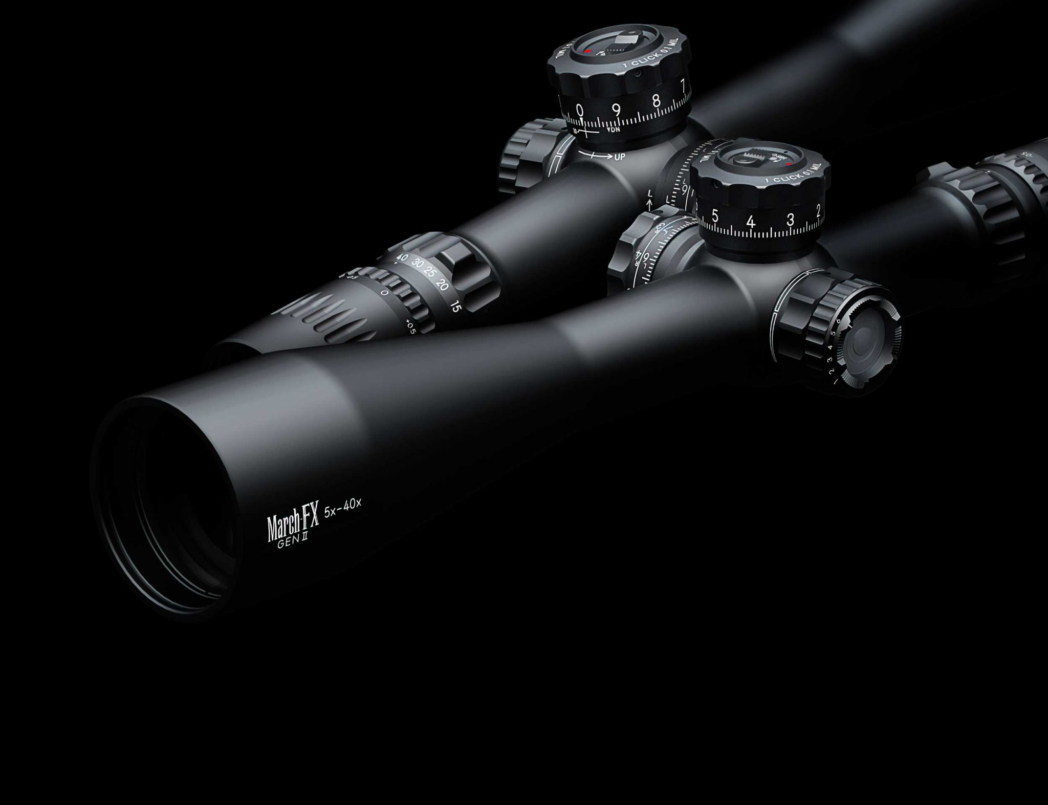 New for 2021! 5x40x56 Gen II FFP Rifle Scope MARCH Scopes