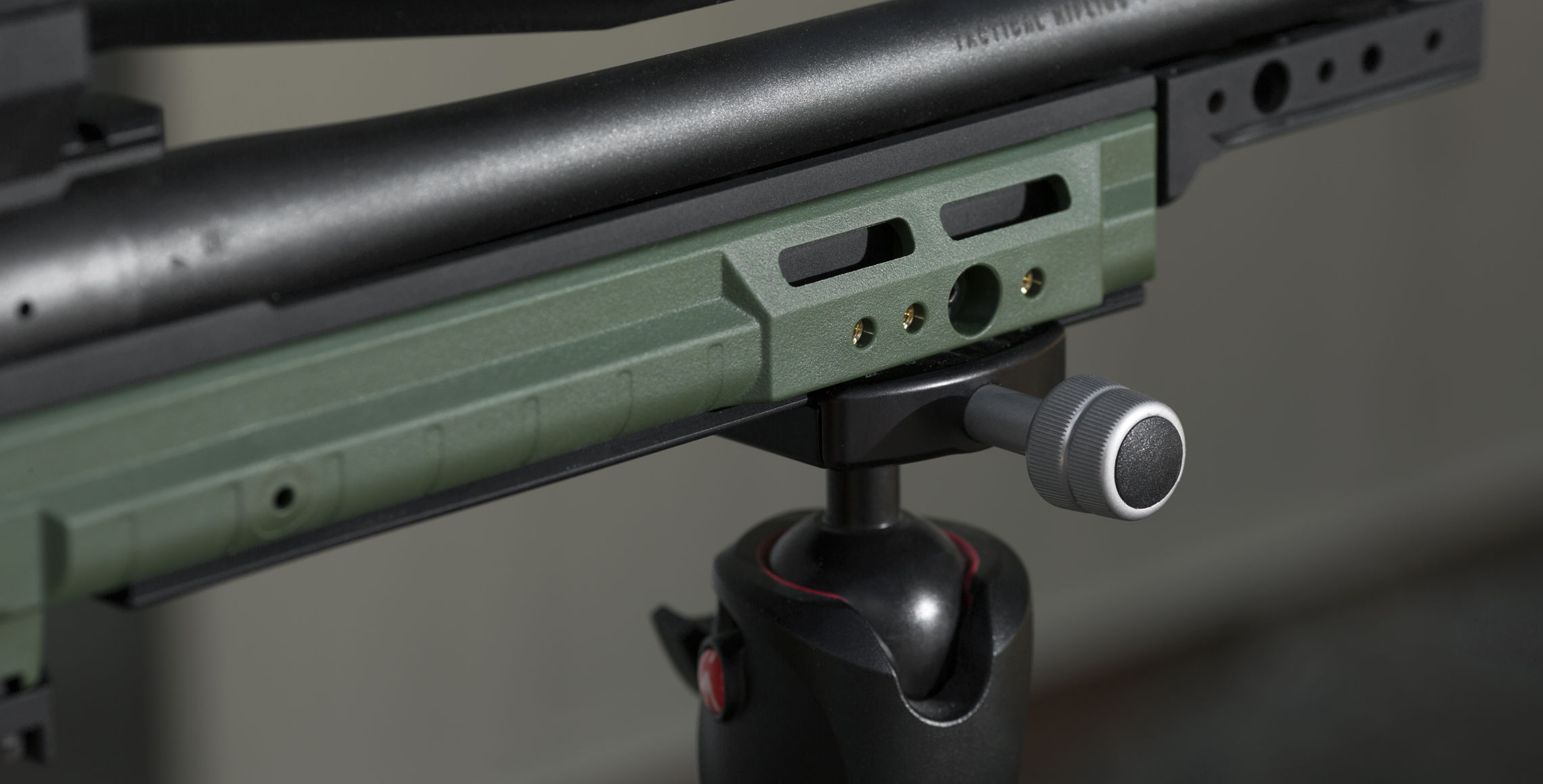 thumbnail interactive-video image 1 of Mini Arca Rail Rifle Mount - 1.75 Inch Length, Gold Anodized Aluminum (Made In USA) 1 of 4